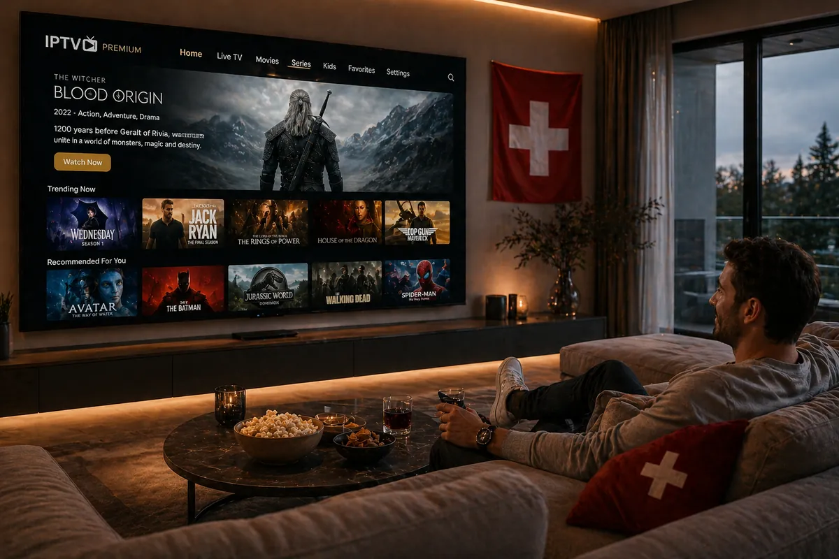 IPTV Abo Schweiz kaufen – Streaming auf Smart TV