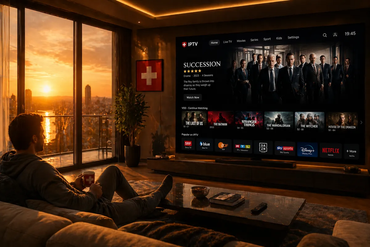 IPTV M3U kaufen Schweiz – Aktivierung in 3 Schritten in unter 5 Minuten