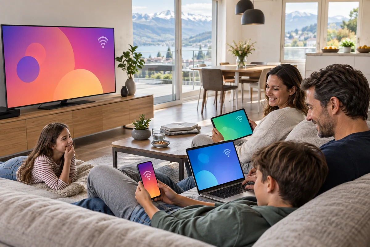 IPTV Abo Schweiz Paket-Empfehlung für jede Haushaltsgrösse